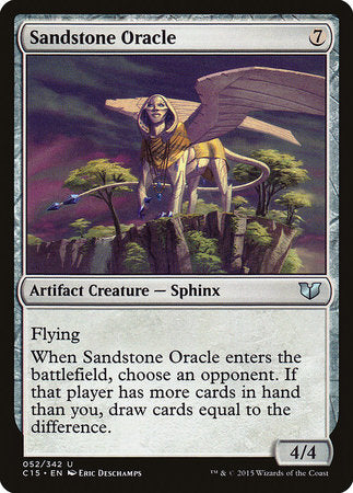 Sandstone Oracle [Commander 2015] | Tabernacle Games