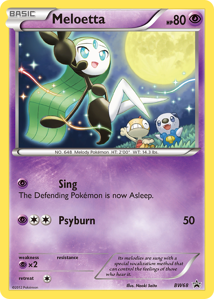 Meloetta (BW68) [Black & White: Black Star Promos] | Tabernacle Games