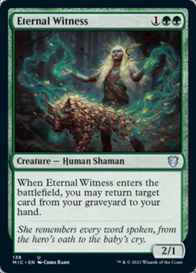 Eternal Witness [Innistrad: Midnight Hunt Commander] | Tabernacle Games