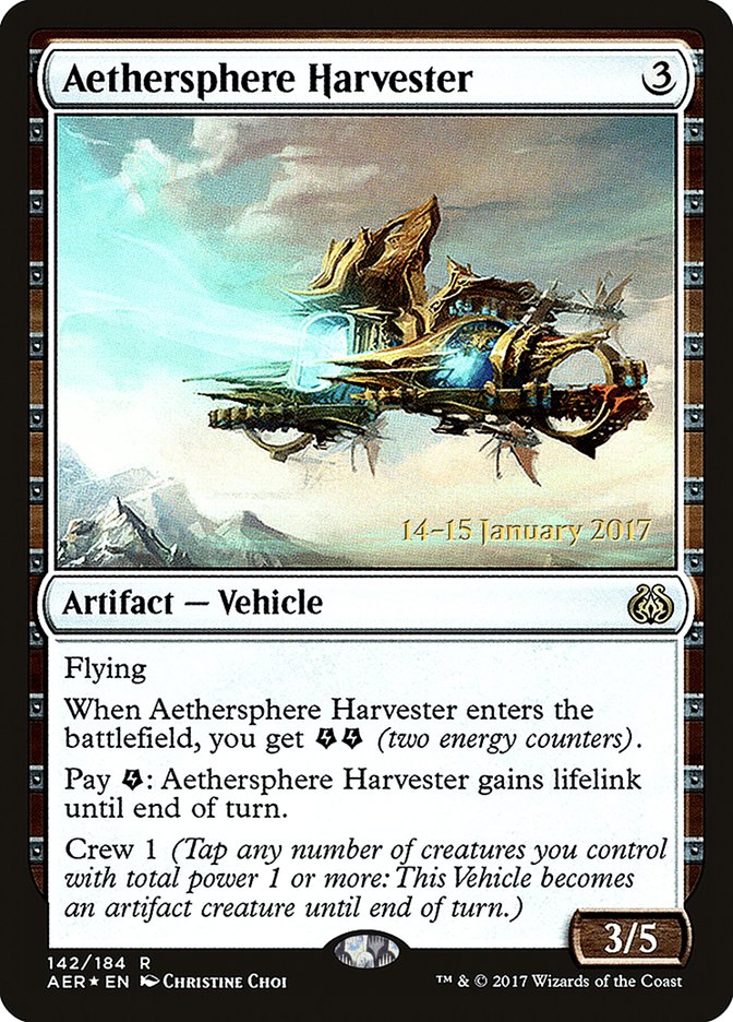 Aethersphere Harvester  [Aether Revolt Prerelease Promos] | Tabernacle Games