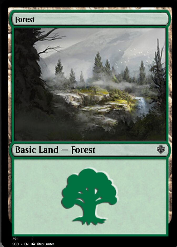 Forest (351) [Starter Commander Decks] | Tabernacle Games