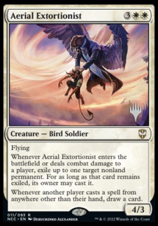 Aerial Extortionist (Promo Pack) [Streets of New Capenna Commander Promos] | Tabernacle Games