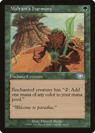 Multani's Harmony [Planeshift] | Tabernacle Games