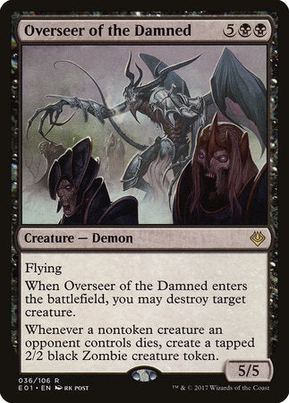 Overseer of the Damned [Archenemy: Nicol Bolas] | Tabernacle Games
