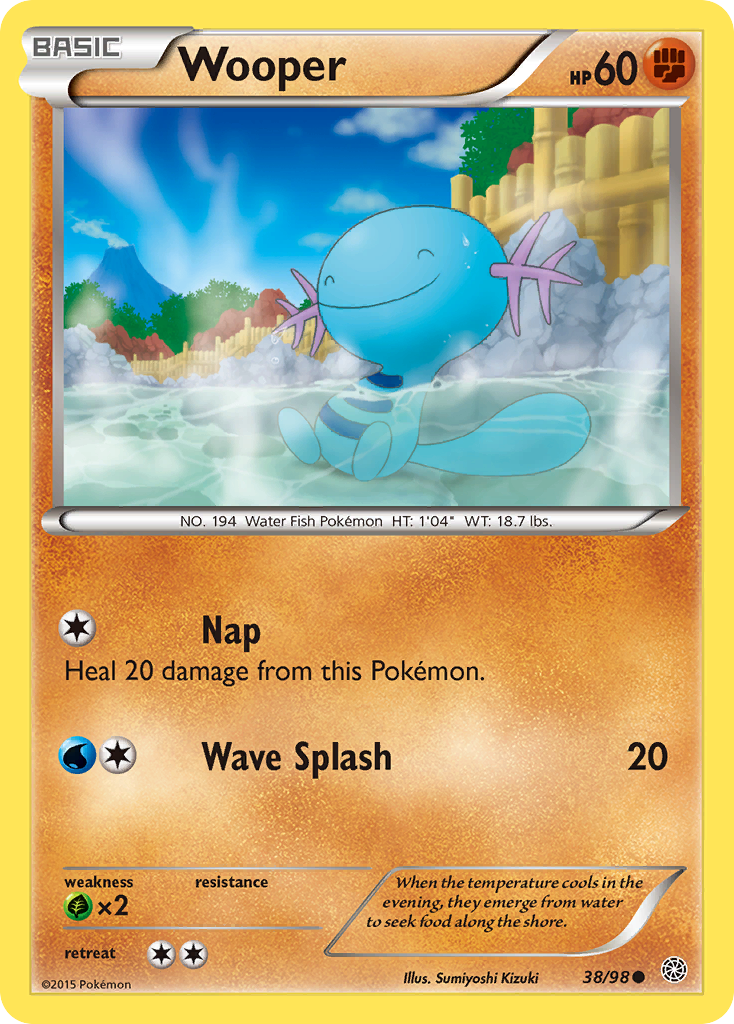 Wooper (38/98) [XY: Ancient Origins] | Tabernacle Games