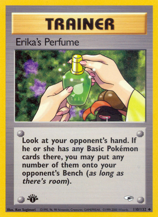 Erika's Perfume (110/132) [Gym Heroes 1st Edition] | Tabernacle Games