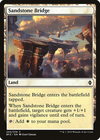 Sandstone Bridge [Battle for Zendikar] | Tabernacle Games