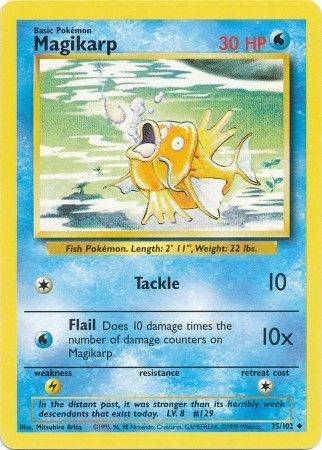 Magikarp (35/102) [Base Set Unlimited] | Tabernacle Games