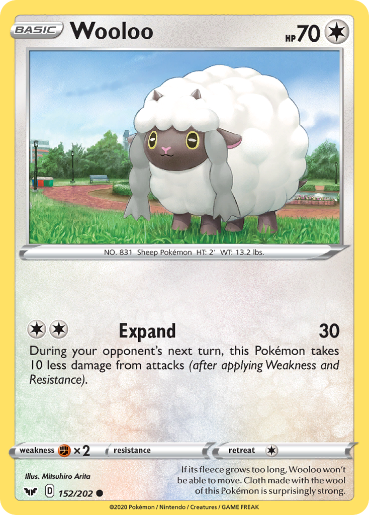 Wooloo (152/202) [Sword & Shield: Base Set] | Tabernacle Games