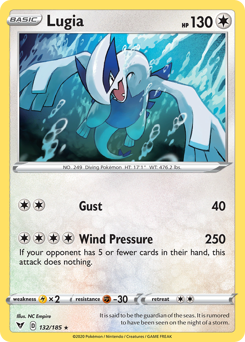 Lugia (132/185) [Sword & Shield: Vivid Voltage] | Tabernacle Games