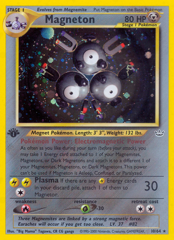 Magneton (10/64) [Neo Revelation 1st Edition] | Tabernacle Games