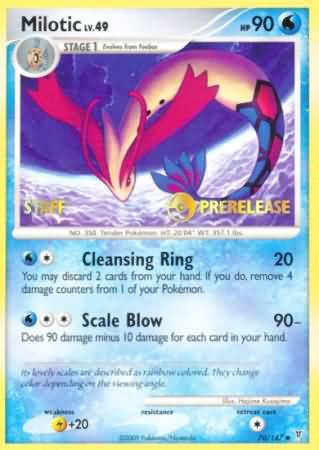 Milotic (70/147) (Staff Prerelease Promo) [Nintendo: Black Star Promos] | Tabernacle Games