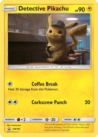 Detective Pikachu (SM190) [Sun & Moon: Black Star Promos] | Tabernacle Games