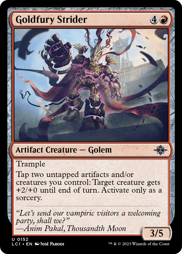 Goldfury Strider [The Lost Caverns of Ixalan] | Tabernacle Games