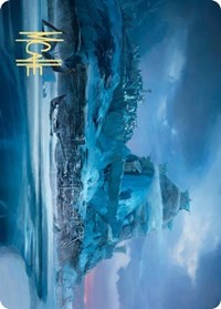 Port of Karfell Art Card (Gold-Stamped Signature) [Kaldheim: Art Series] | Tabernacle Games