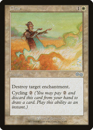 Clear [Urza's Saga] | Tabernacle Games