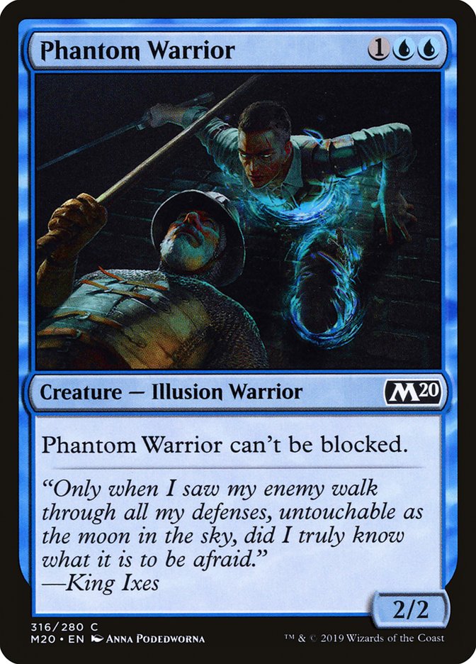 Phantom Warrior [Core Set 2020] | Tabernacle Games