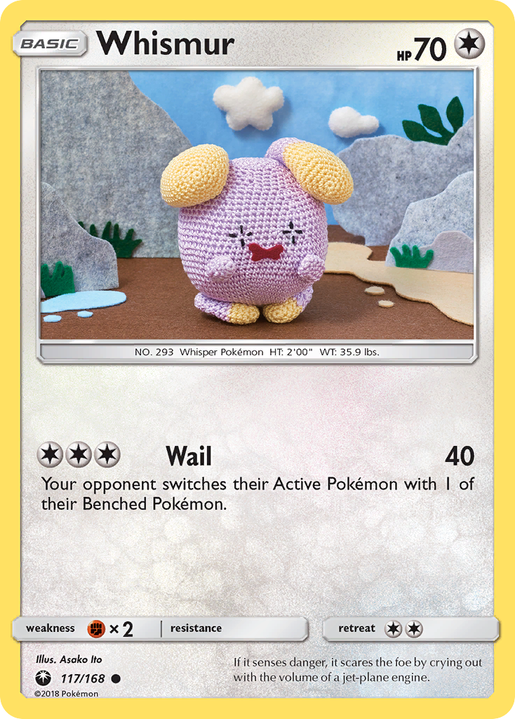 Whismur (117/168) [Sun & Moon: Celestial Storm] | Tabernacle Games