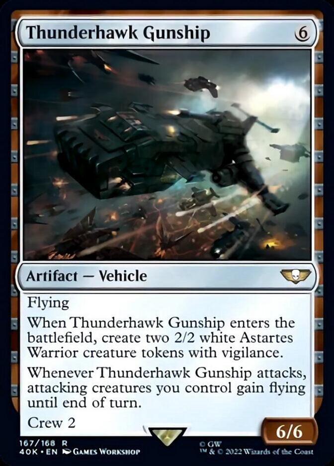 Thunderhawk Gunship (Surge Foil) [Universes Beyond: Warhammer 40,000] | Tabernacle Games