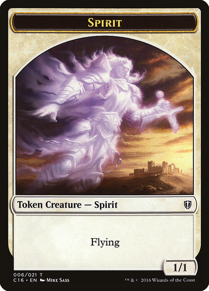 Spirit (006/021) [Commander 2016 Tokens] | Tabernacle Games