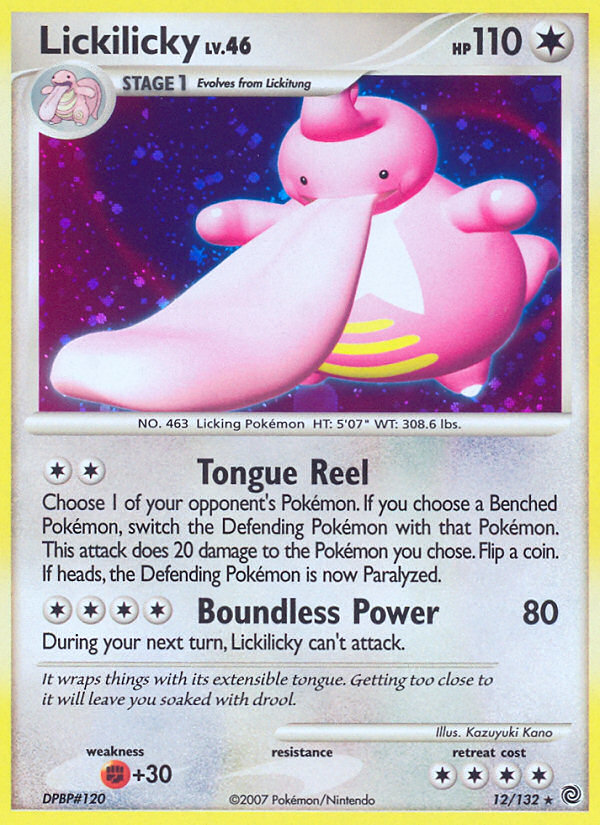 Lickilicky (12/132) [Diamond & Pearl: Secret Wonders] | Tabernacle Games