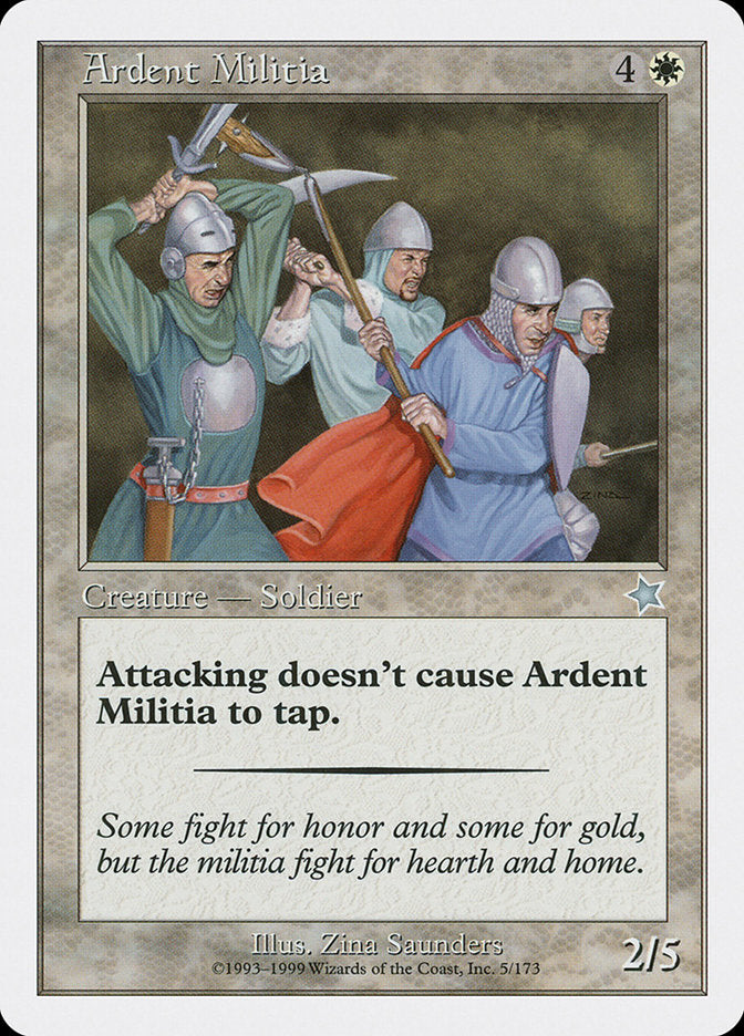 Ardent Militia [Starter 1999] | Tabernacle Games
