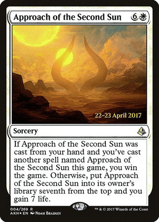 Approach of the Second Sun [Amonkhet Promos] | Tabernacle Games