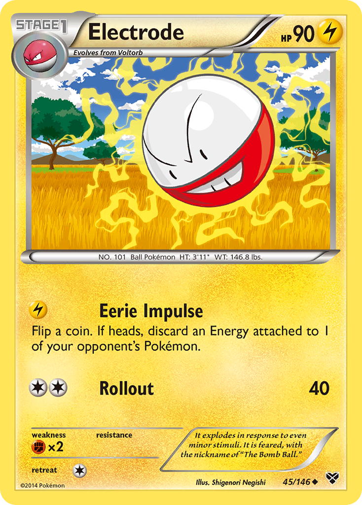 Electrode (45/146) [XY: Base Set] | Tabernacle Games