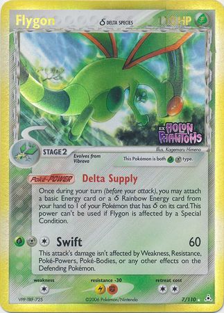 Flygon (7/110) (Delta Species) (Stamped) [EX: Holon Phantoms] | Tabernacle Games