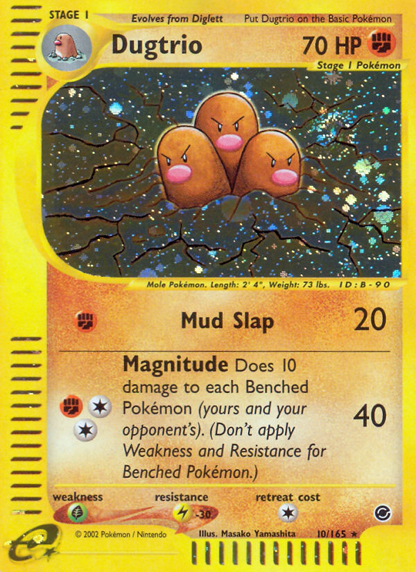 Dugtrio (10/165) [Expedition: Base Set] | Tabernacle Games