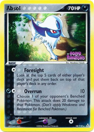 Absol (18/110) (Stamped) [EX: Holon Phantoms] | Tabernacle Games