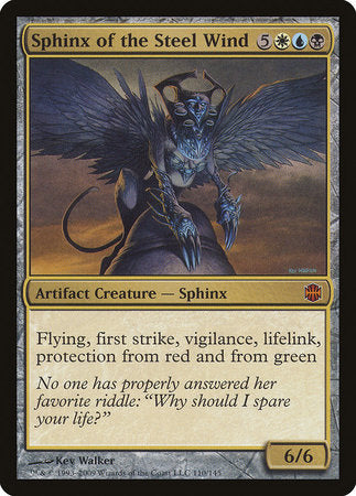 Sphinx of the Steel Wind [Alara Reborn] | Tabernacle Games
