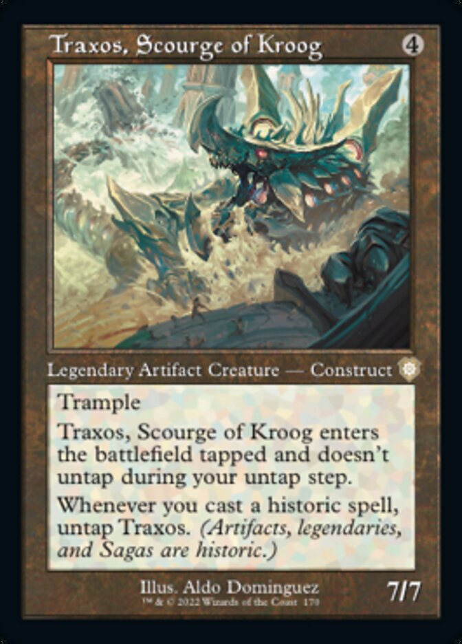Traxos, Scourge of Kroog (Retro) [The Brothers' War Commander] | Tabernacle Games