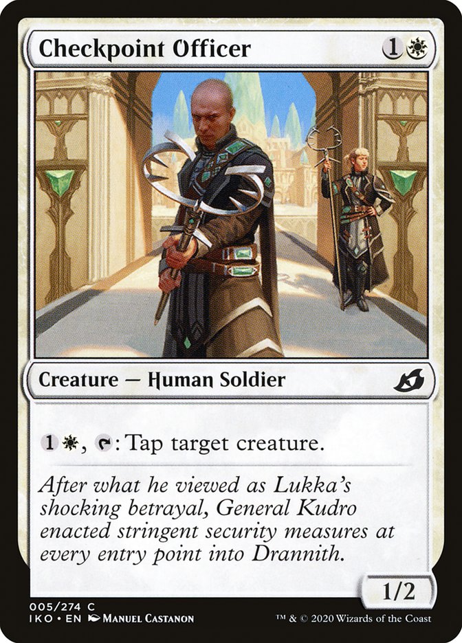 Checkpoint Officer [Ikoria: Lair of Behemoths] | Tabernacle Games