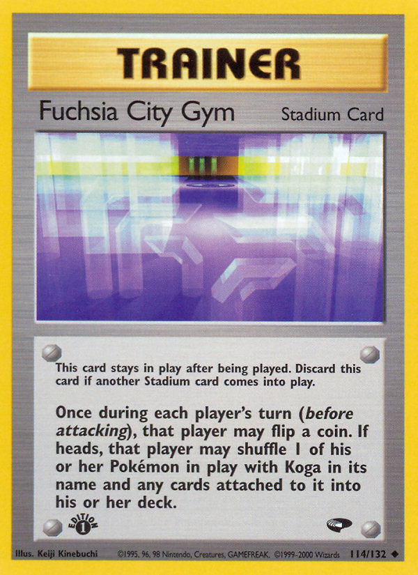 Fuchsia City Gym (114/132) [Gym Challenge 1st Edition] | Tabernacle Games