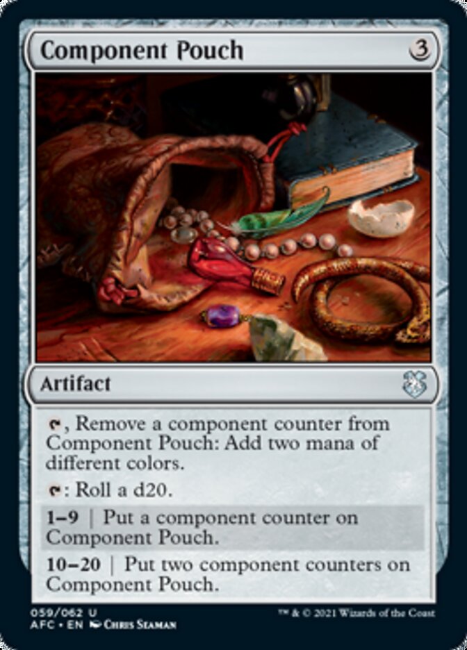 Component Pouch [Dungeons & Dragons: Adventures in the Forgotten Realms Commander] | Tabernacle Games