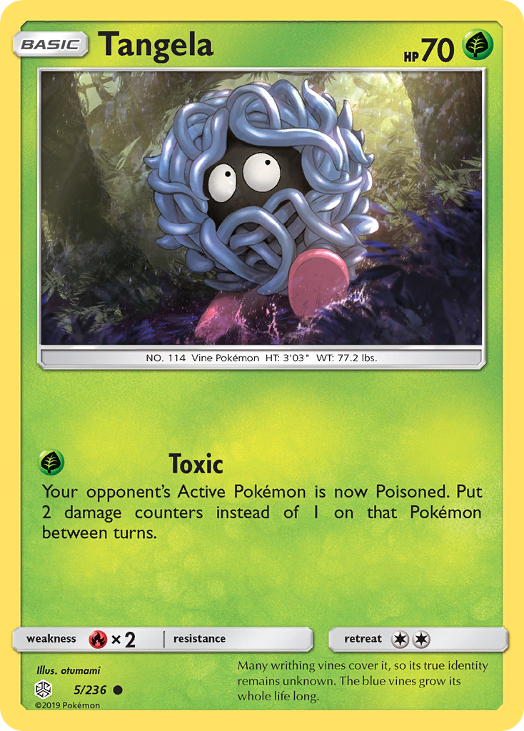 Tangela (5/236) [Sun & Moon: Cosmic Eclipse] | Tabernacle Games