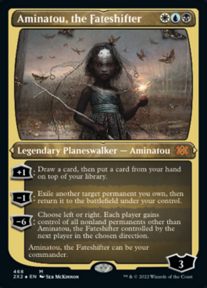 Aminatou, the Fateshifter (Foil Etched) [Double Masters 2022] | Tabernacle Games