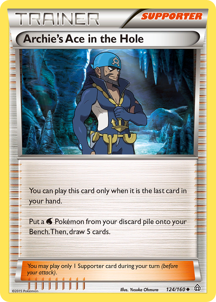Archie's Ace in the Hole (124/160) [XY: Primal Clash] | Tabernacle Games