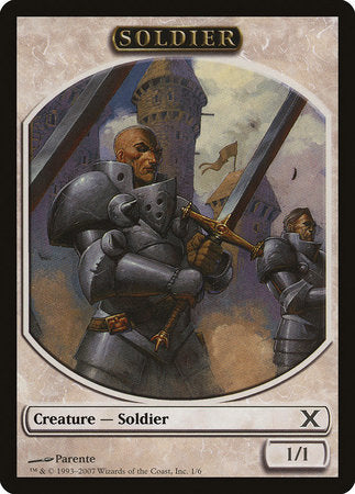 Soldier Token [Tenth Edition Tokens] | Tabernacle Games