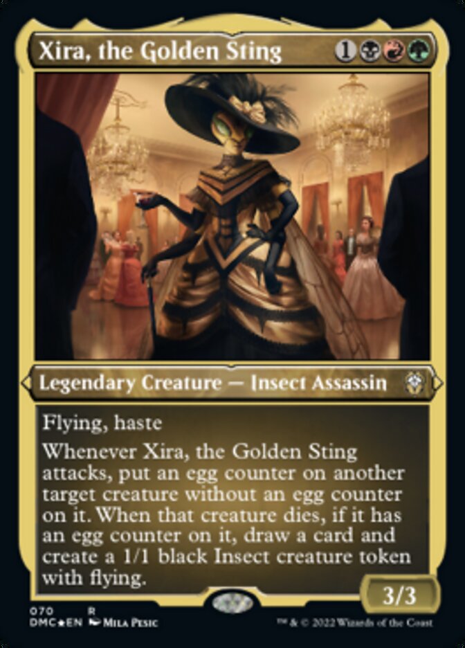 Xira, the Golden Sting (Foil Etched) [Dominaria United Commander] | Tabernacle Games