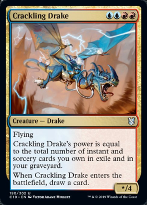 Crackling Drake [Commander 2019] | Tabernacle Games