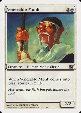 Venerable Monk [Ninth Edition] | Tabernacle Games