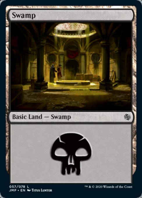 Swamp (57) [Jumpstart] | Tabernacle Games