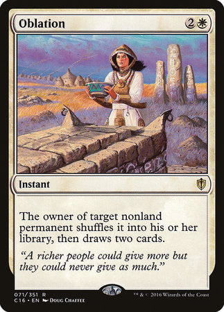 Oblation [Commander 2016] | Tabernacle Games