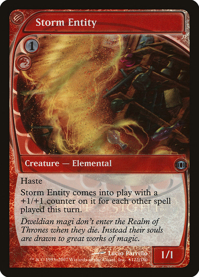 Storm Entity [Future Sight Promos] | Tabernacle Games