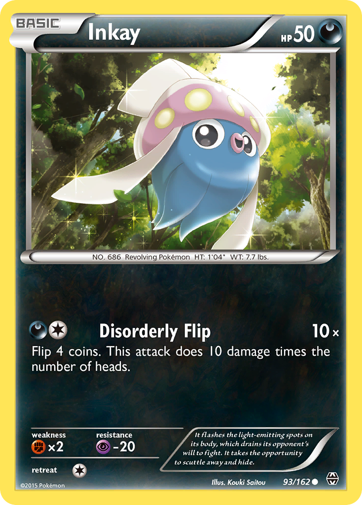 Inkay (93/162) [XY: BREAKthrough] | Tabernacle Games