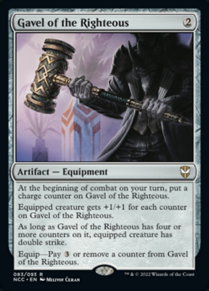 Gavel of the Righteous [Streets of New Capenna Commander] | Tabernacle Games