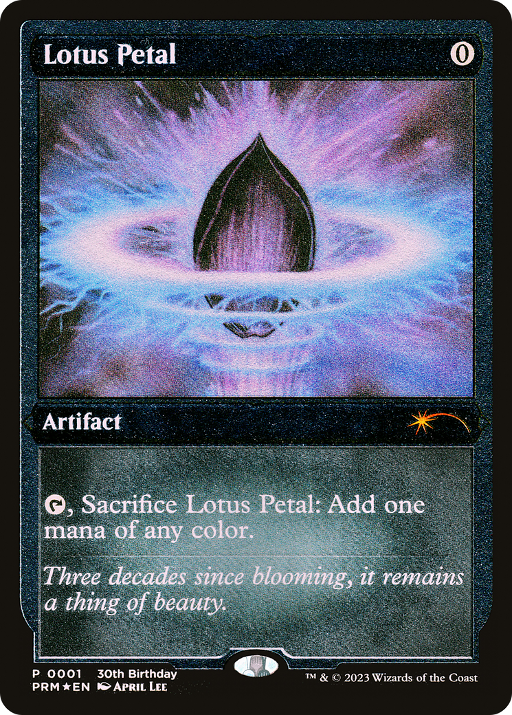 Lotus Petal (Foil Etched) [30th Anniversary Promos] | Tabernacle Games