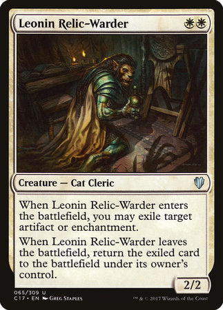 Leonin Relic-Warder [Commander 2017] | Tabernacle Games